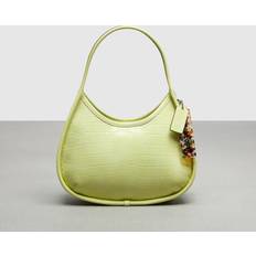Coach Outlet Ergo Bag In Croc Embossed Leather Green One Size