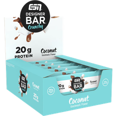 Proteinriegel Nahrungsmittel ESN Designer Bar Crunchy Coconut 60g 12 Stk.