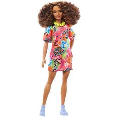 Barbie Fashionista Doll with Good Vibes T-Shirt Dress