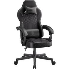 Gaming Chairs Dowinx Pocket Spring Cushion, Ergonomic Computer Gaming Chair - Black