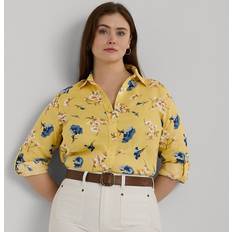 Ralph Lauren Blouses Ralph Lauren Plus Floral Shirt Yellow 2X
