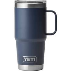 Yeti Rambler with Stronghold Lid Navy Travel Mug 20fl oz