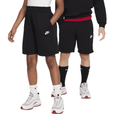 Nike Older Kid's Sportswear Club Fleece Terry shorts - Black/White