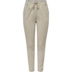 Damen - Grau Hosen & Shorts Only Poptrash Pants - Grey/Pure Cashmere