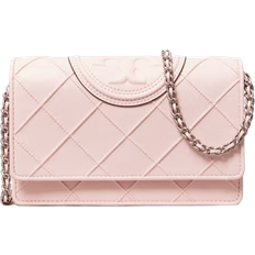 Tory Burch Fleming Soft Chain Wallet - Cotton Candy