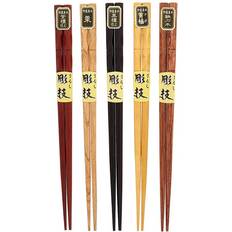 World Menagerie Organic Japanese Reusable Chopsticks 9.1" 5