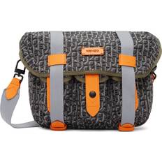 Orange Messenger Bags Kenzo Grey Small Jacquard Messenger Bag