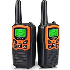 Walkie Talkies Walkie talkies moico long range walkie talkies for adults with 22 frs channel. Orange 0.46 Pounds