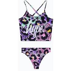 Ärmellose Bikinis Hype Bikini-Set mit Leopardenmuster für Mädchen
