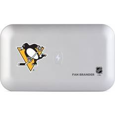Mobile Phone Cleaning PhoneSoap White Pittsburgh Penguins 3 UV Sanitizer & Charger