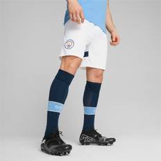 Fotballsett Puma Manchester City 24/25 Shorts Men, White/Marine Blue