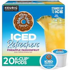 Coffee Capsules K-cups & Coffee Pods The Original Donut Shop Iced Refreshers, Pineapple Passionfruit Keurig