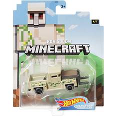 Monster Trucks Hot Wheels Minecraft 1:64 Diecast Car Iron Golem White