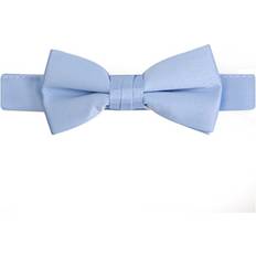 Ties & Bow Ties Children's Clothing Overstock Hold'Em Bow Tie For Boys and Baby Satin look Solid Color Adjustable Pre-tied Kids Light Blue