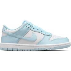 Blue Sport Shoes Nike Dunk Low GS - White/Glacier Blue