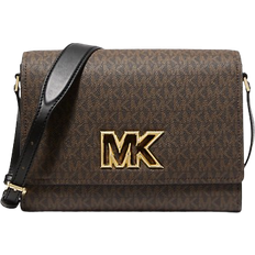 Michael Kors Mimi Medium Logo Messenger Bag - Brown/Black