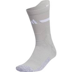 adidas Adizero 2 Ftbl Cushioned Crew Socks - Light Grey