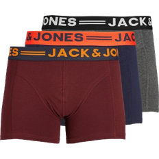 Jack & Jones Underbukser Jack & Jones Trunks 3-pack - Red/Burgundy