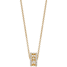 Astley Clarke Icon Nova Spinning Pendant - Gold/Diamonds