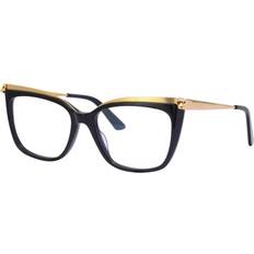 Cartier Glasses & Reading Glasses Cartier Black Gold CT0033O cat Eye-frame Acetate and Metal 53mm