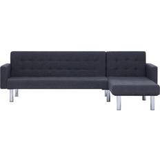 17 Stories Oster Dark Grey Sofa 218cm 4-Sitzer