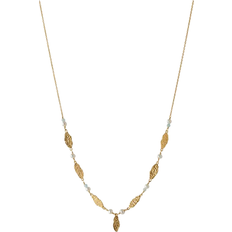 Hvit Halskjeder Pernille Corydon Drifting Dreams Necklace - Gold/Pearls