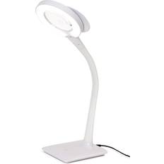 Magnifying White Table Lamp 4.2"