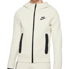 Glidelås Overdeler Nike Kid's Sportswear Tech Fleece Older Full-Zip Hoodie - Sea Glass/black/black
