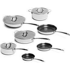 Lexi Home Tri-Ply Stainless Steel Nonstick Cookware Set with lid 11 Parts