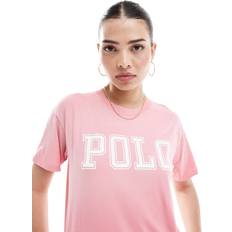 Polo Ralph Lauren Damen T-Shirts & Tanktops Polo Ralph Lauren T-Shirt hellpink weiß