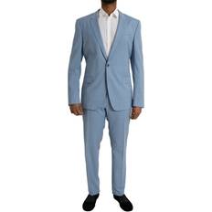 XL Dresser Dolce & Gabbana Light Blue Polyester MARTINI Formal Piece Men's Suit