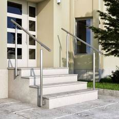 Treppen & Geländer Dolle Einganggeländer Edelstahl mit zwei Pfosten für seitliche Montage 0781602923