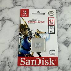 SanDisk nintendo switch 64gb microsdxc micro sd xc memory card White 64 GB