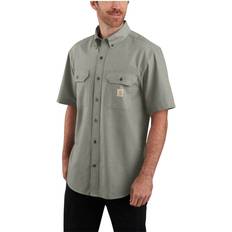 Carhartt 3XL - Men Shirts Carhartt Loose-Fit Midweight Chambray Short-Sleeve Shirt for Men Dusty Olive