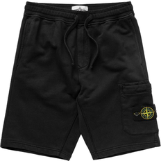 Stone Island Pants & Shorts Stone Island Garment Dyed French Terry Shorts - Black