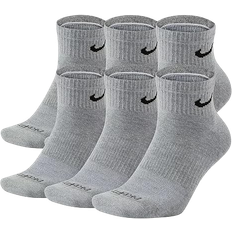 Nike Everyday Plus Cushioned Training Ankle Socks 6-pack - Carbon Heather/Black