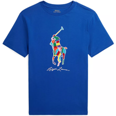 Polo Ralph Lauren Kid's Big Pony Cotton Jersey T-shirt - Heritage Blue (662337)