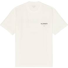 AllSaints Underground Oversized Crew T-shirt - Ashen White