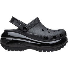 Rubber Outdoor Slippers Crocs Mega Crush Clog - Black