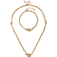 Blackbeauty Bracelet Jewelery Set - Gold