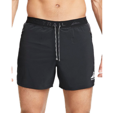 Splitt Shorts Nike Trail Second Sunrise Dri-FIT Brief Lined Running Short - Black/Dark Smoke Grey/White