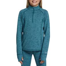 M Knitted Sweaters Children's Clothing DSG Girls' Cold Weather 1/4 Zip Pullover, Medium, Dark Teal Ocean