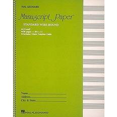 Music Books Standard Wirebound Manuscript Paper (Green Cover) (1986)