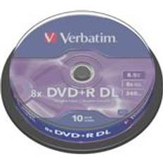 Verbatim DVD+R 8.5GB 8x Spindle 10-Pack