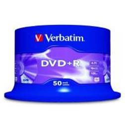 Verbatim DVD+R 4.7GB 16x Spindle 50-Pack