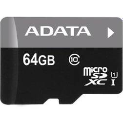 Adata Premier MicroSDXC UHS-I U1 30/10MB/s 64GB +SD Adapter