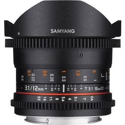 Samyang 12mm T3.1 VDSLR ED AS NCS Fisheye for Canon