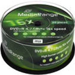 MediaRange DVD+R 4.7GB 16x Spindle 50-Pack