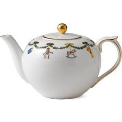 Royal Copenhagen Star Fluted Christmas Teapot 0.37gal