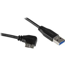 Slim USB A - USB Micro-B (angled) 3.0 0.5m